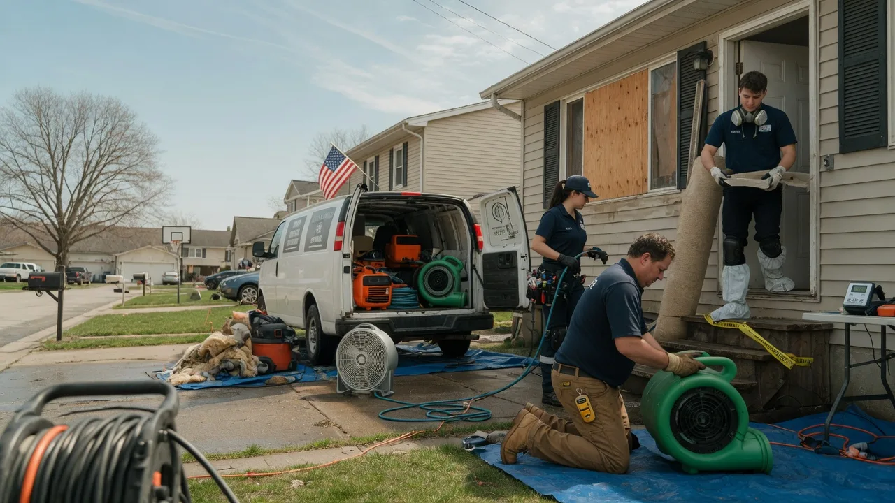 Water Damage Restoration in Texico, IL near me